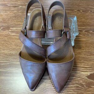 Frye Kenzie Strappy 3478284 Sand 6.5